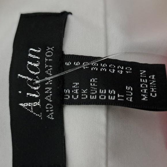 Aidan By Aidan Mattox Fringed Square Neck Sleeveless Mini Dress - Picture 8 of 8